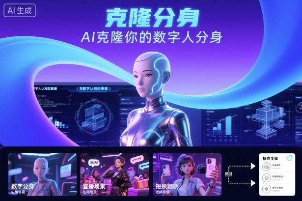 AI数字人认知实操课，克隆你的数字人分身-网赚项目众筹网