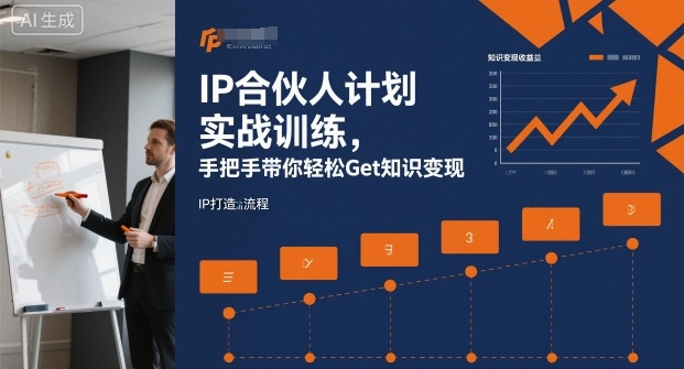IP合伙人计划实战训练，手把手带你轻松Get知识变现-网赚项目众筹网