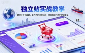独立站实战教学,跨境经营全攻略,助您告别流量依赖,掌握跨境经营的终极奥-网赚项目众筹网