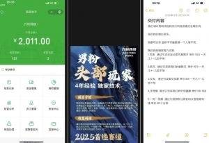 外面收费980全新男粉变现项目，竞争小，利润高，多种方式变现，独家技术-网赚项目众筹网