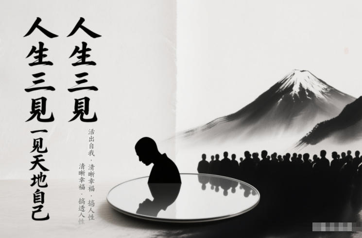 人生三见一见天地见众生见自己，活出自我拥有清晰幸福人生，搞透人性-网赚项目众筹网