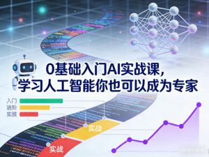 0基础入门AI实战课，学习人工智能你也可以成为专家-网赚项目众筹网