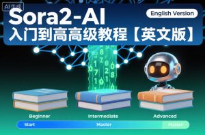 Sora2-AI入门到高级教程【英文版】-网赚项目众筹网