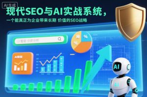 现代SEO与AI实战系统,一个能真正为企业带来长期价值的SEO战略(英语+中文字幕)-网赚项目众筹网